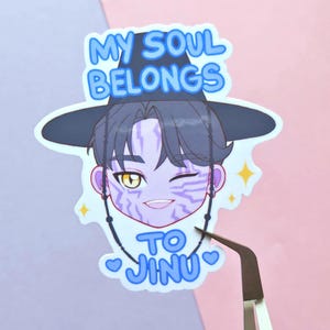 Pegatina de Jinu de Cazadores de demonios del Kpop
