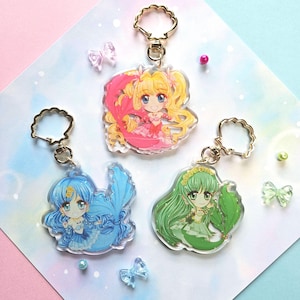 Mermaid Melody 2.5&quot; Charms - Mermaid Princess Set 1