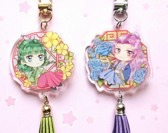 Apothecary Diaries Tassel Keychain Maomao and Jinshi Fanart