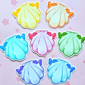 Mermaid Melody Stickers - Shell Set