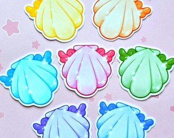 Mermaid Melody Stickers - Shell Set
