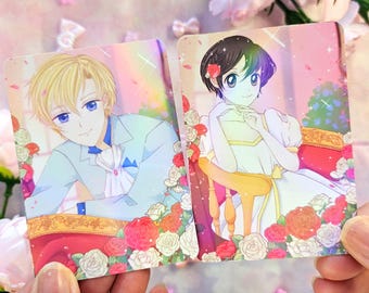 Haruhi and Tamaki Ouran High School Host Club Holographic Anime Photocards