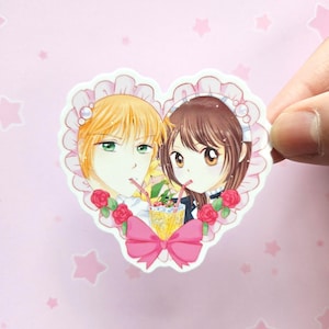 Misaki en Usui Sticker Maid Sama - Hart
