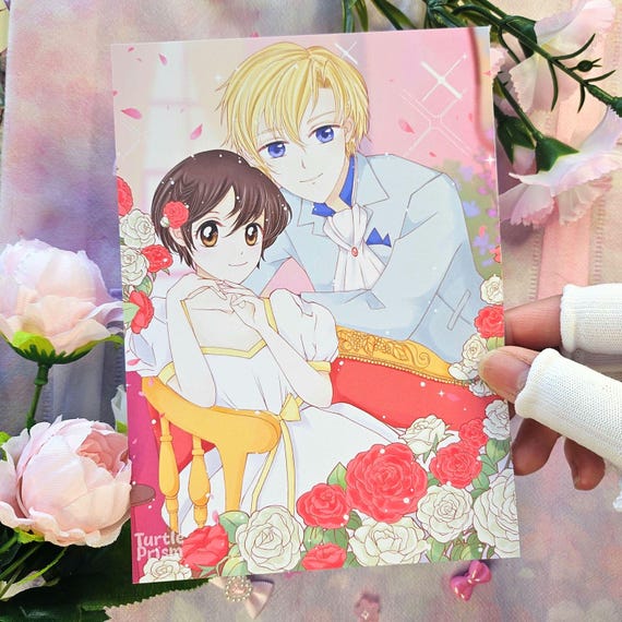 Haruhi and Tamaki Ouran High School Host Club Art Print