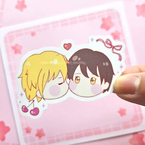 Haruhi and Tamaki Sticker Ouran High School Host Club - Kiss