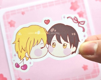 Haruhi and Tamaki Sticker Ouran High School Host Club - Kiss