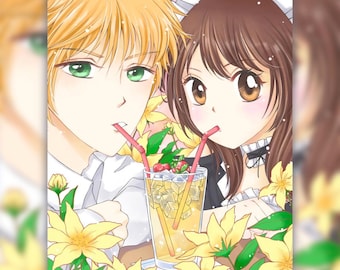 Usui and Misaki Maid-Sama Art Print