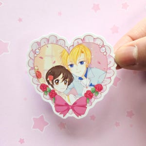 Haruhi and Tamaki Sticker Ouran High School Host Club - Heart