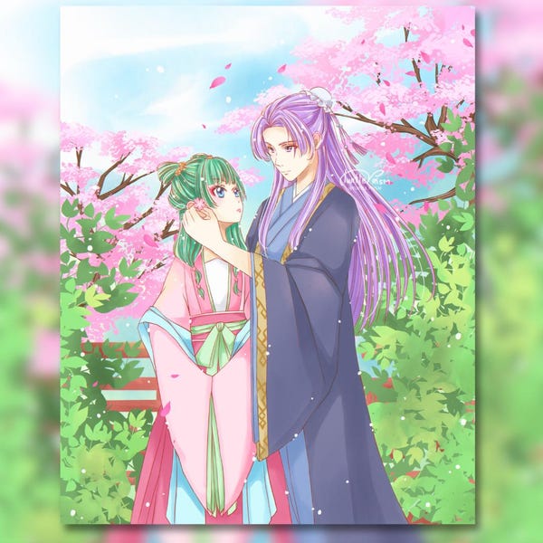 Apotheker-Tagebücher Art Print Maomao und Jinshi