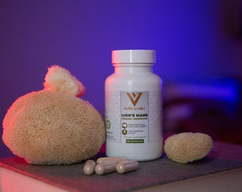 Lion's Mane Mushroom Capsules - Adaptogens and Nootropics - Victor and Valor