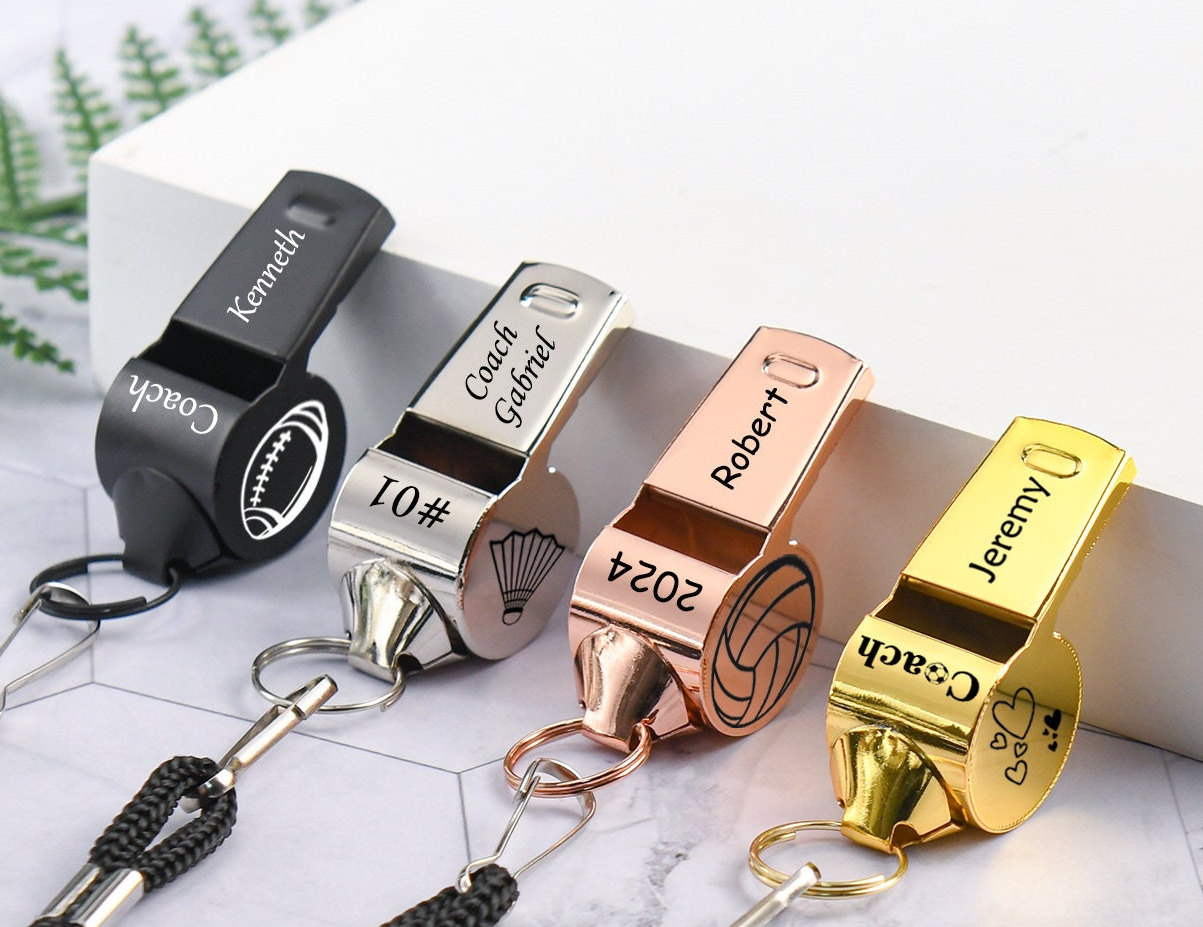 Sifflet D'arbitre En Acier Inoxydable Avec Dragonne - Marque Crown, Idéal Pour Entraîneurs Et Arbitres