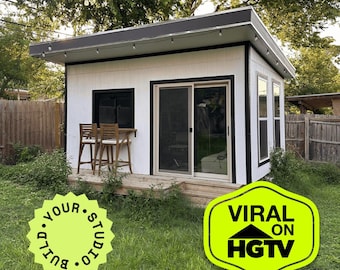 Multi-Purpose 12x16 Backyard Studio Build Plans