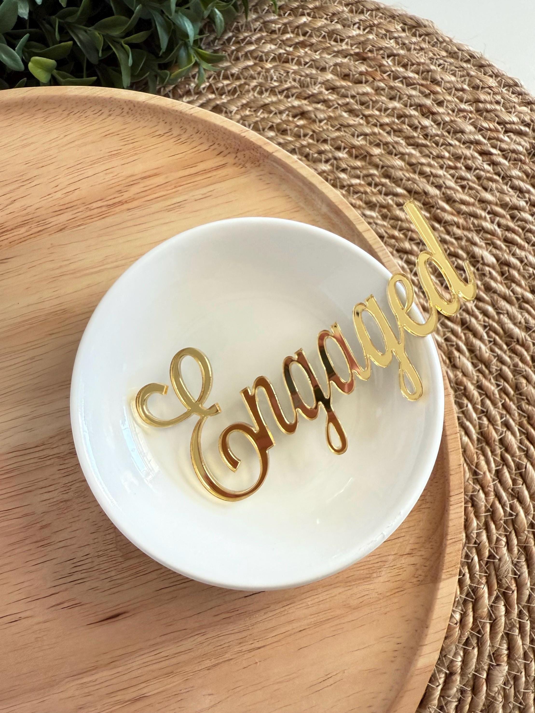 Wedding Initial Fancy Cake Charm/Engagement/Personalized/Personalized Acrylic Cake Charm/Acrylic Cake Gem/Anniversary/Bespoke