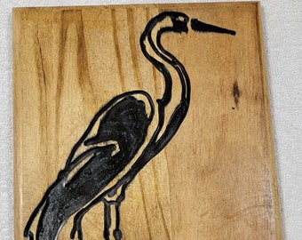 Wildlife - Sandhill Crane wood art #22