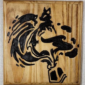 Animal Fox from Ink wood art 50 image 1