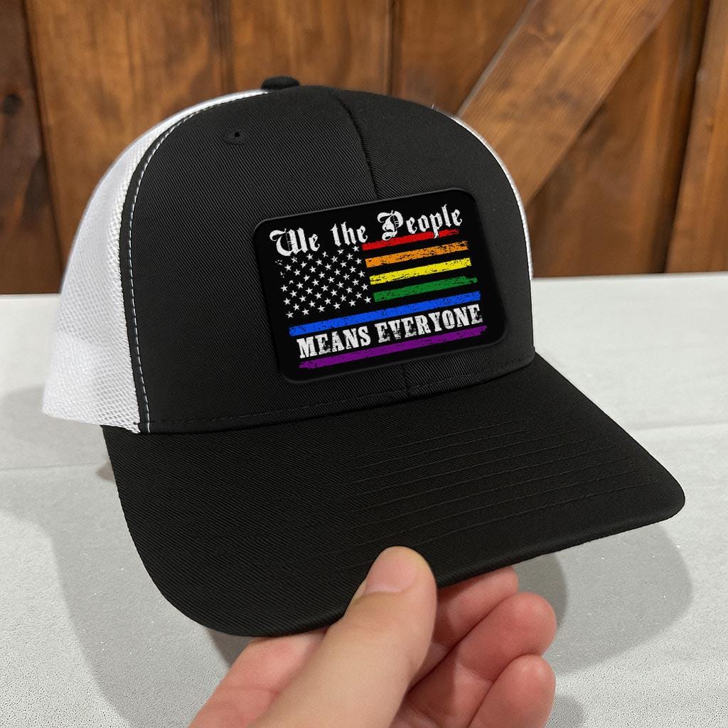 We the People Means Everyone LGBTQ Pride Rainbow American  display picture 2