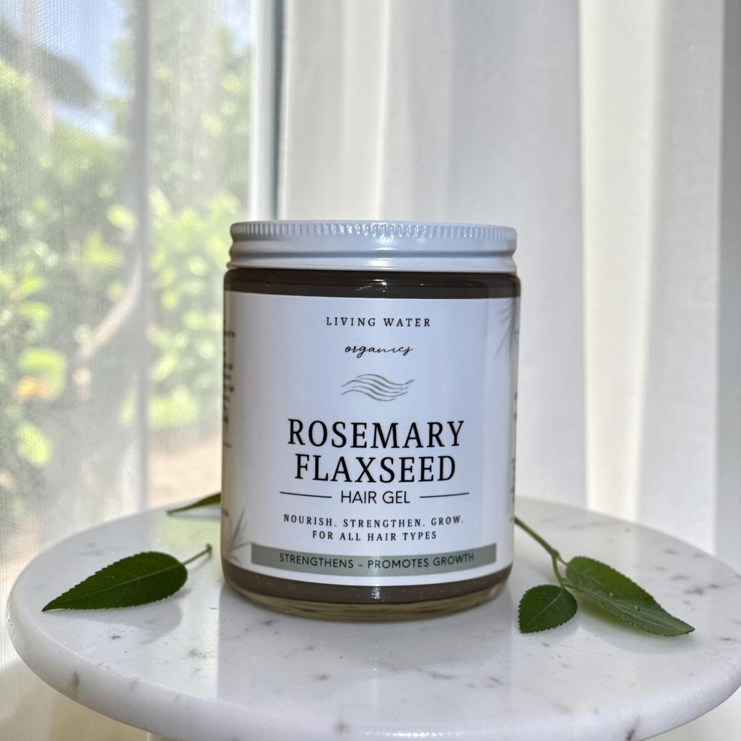 Rosemary Flaxseed Hair Gel: Organic, Curly & Natural Hair
