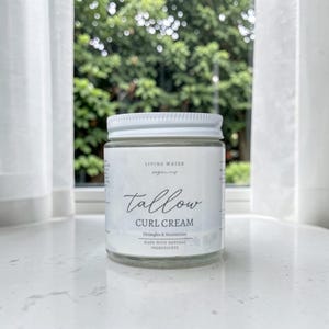Tallow Curl Cream: Grass-Fed Beef, Mango Butter
