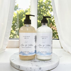 Aloe & Talg Shampoo und Leave-In Conditioner Set: Feuchtigkeitsspendende Haarpflege