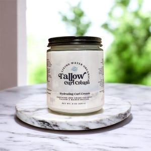 Tallow Curl Cream: Grass-Fed Beef, Mango Butter