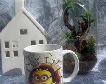 Minion Mug – Fun & Cheeky |Double-Sided Design| Coffee Mug