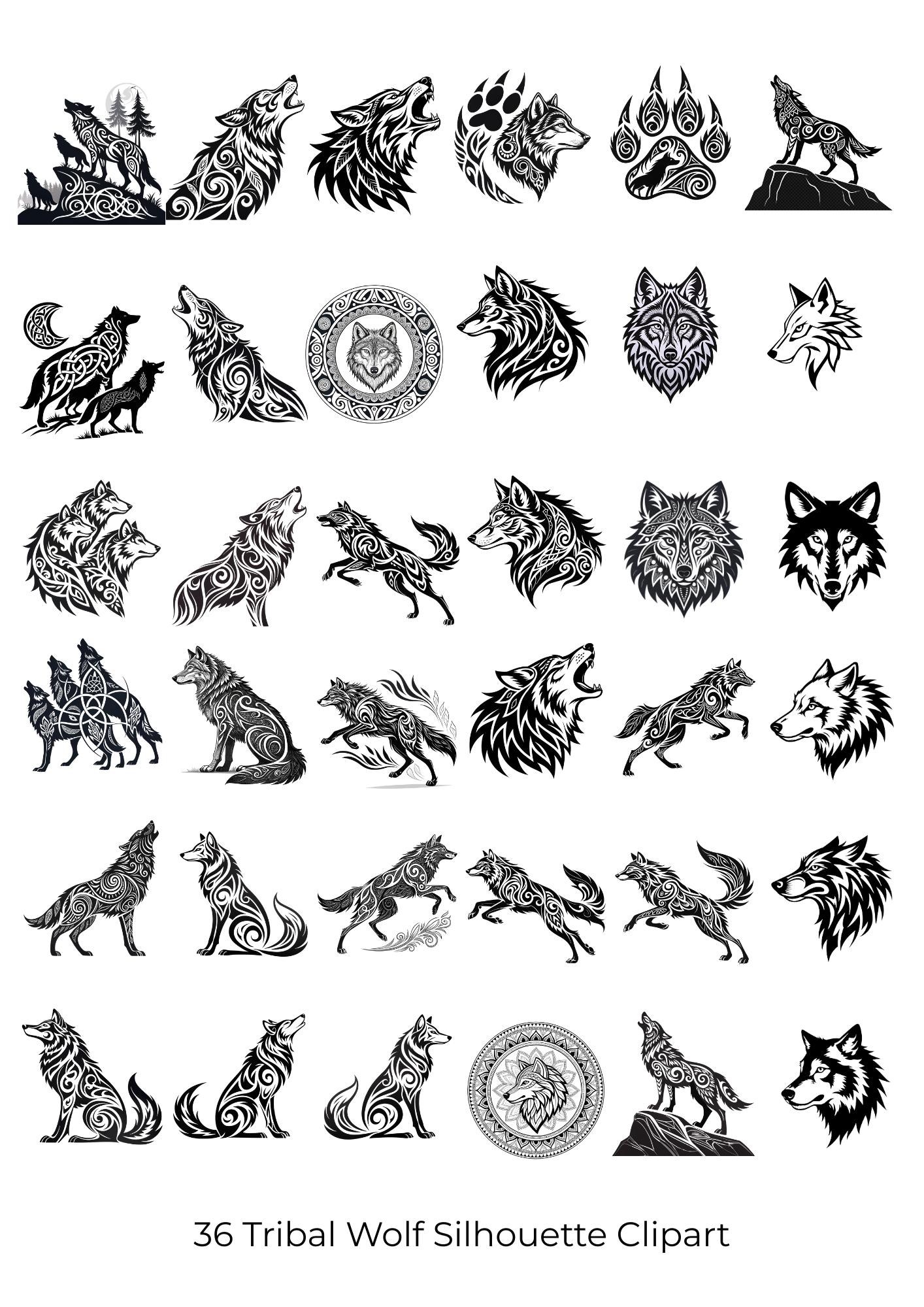 Tatuaje de lobo aullador - Etsy México, image size:1414x2000