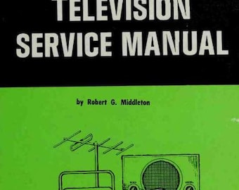 Vintage TV Reparatur Service Anleitung Audel Fernseher Bedienungsanleitung Vintage Radio Instant Download