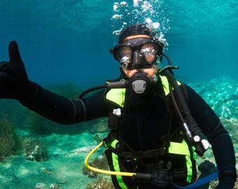 64 PADI Practise Advanced Open Water Diver Certification Practise Mock Exam Test Q&As Scuba Diving Printable Instant Download