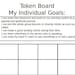 Student Token Board Reward Chart Visual Aid Incentive Chart Positive ...