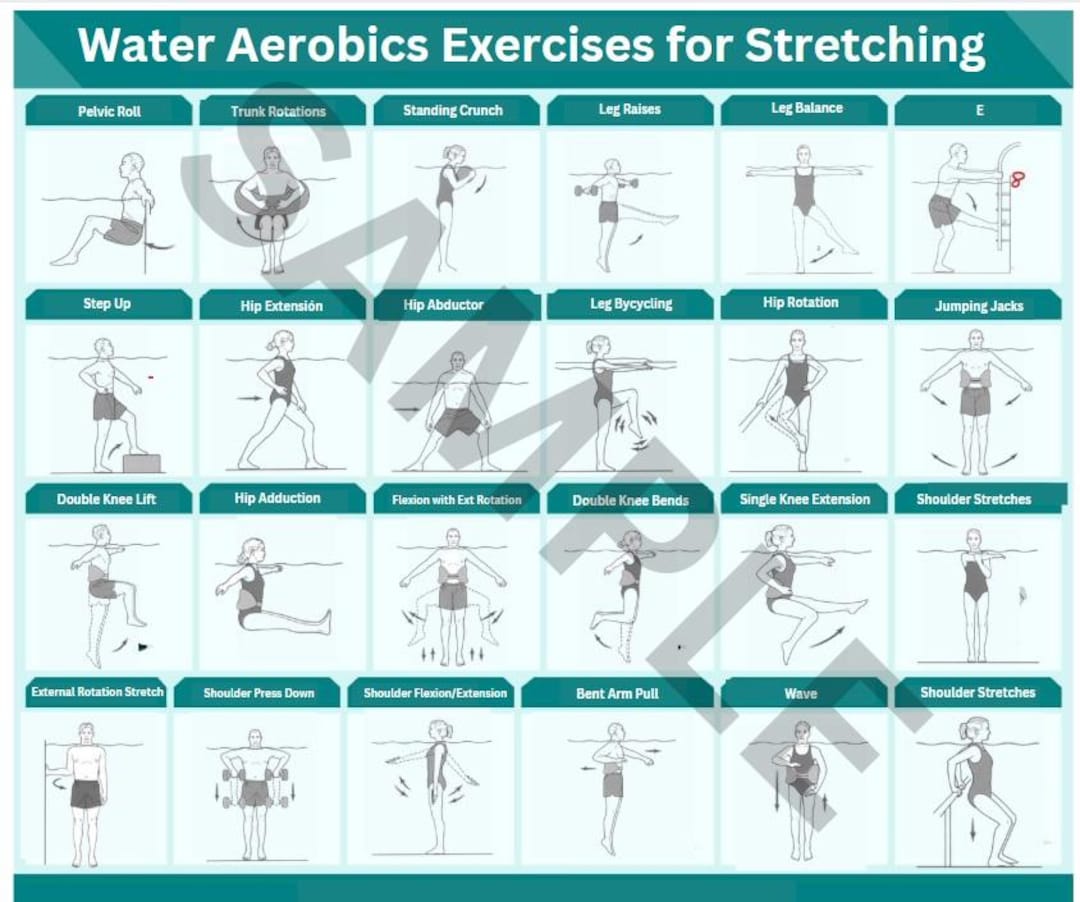 Upper Body Workout Water Aerobics With Noodles Senior Water