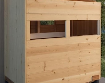 DIY 4x6 Cheap Elevated Deer Blind Stand Box Tower Shelter Plans Construction Instruction How To PDF Instant Download Archer Hunting Turkey
