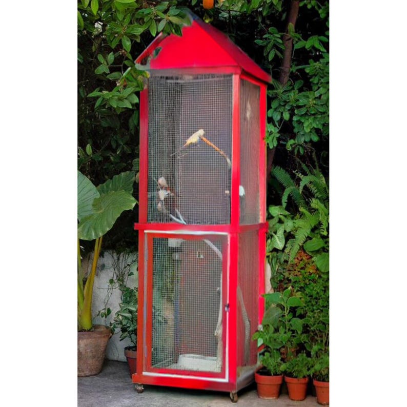 Picture of DIY Bird Aviary Outdoor Bird House PDF Animal Small Bird Cage Plans for ...