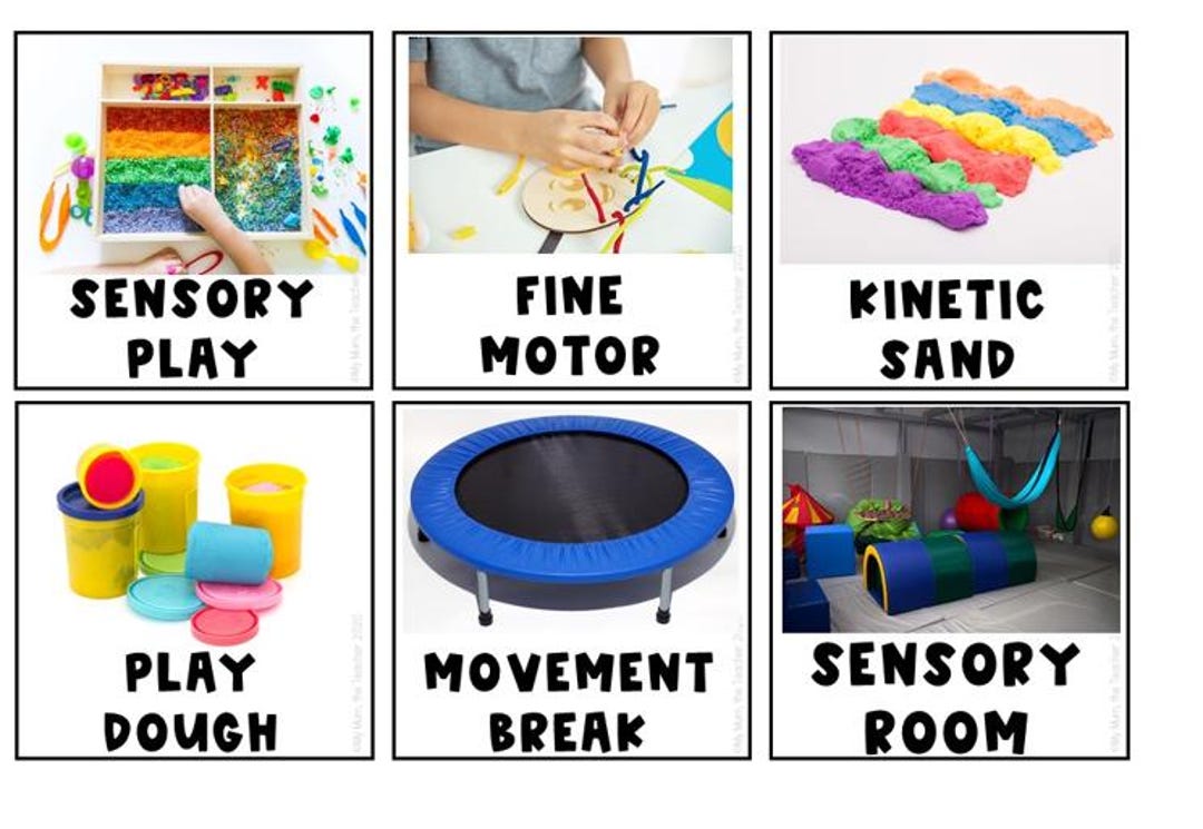 First Then Board Schedule Visual Aid Chart Positive Behavior Picture ...