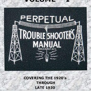 Perpetual Troubleshooters Manual, John Rider&#39;s 1920s 1930s Vintage Radio Schematics Vol 1 PDF Vintage Ham Radio Instant PDF Download
