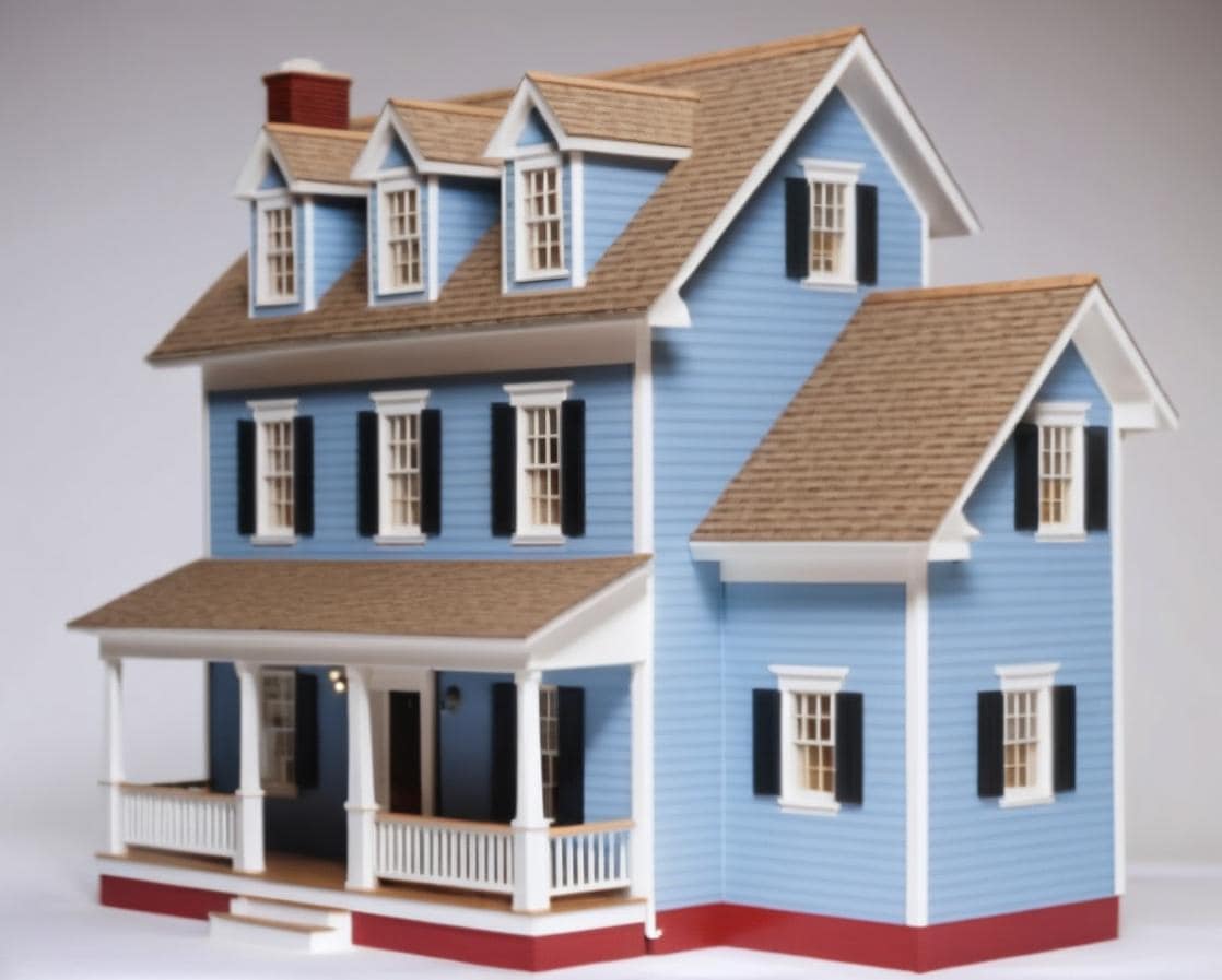 Beachside Bungalow Miniature Dollhouse Canada