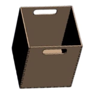 DIY CNC File for Ikea Kallax Shelf Storage Plywood Box Bin Organizer Insert Svg Cdr Ai Dxf, Eps Pdf Png CNC Laser Cut File Cricut Download