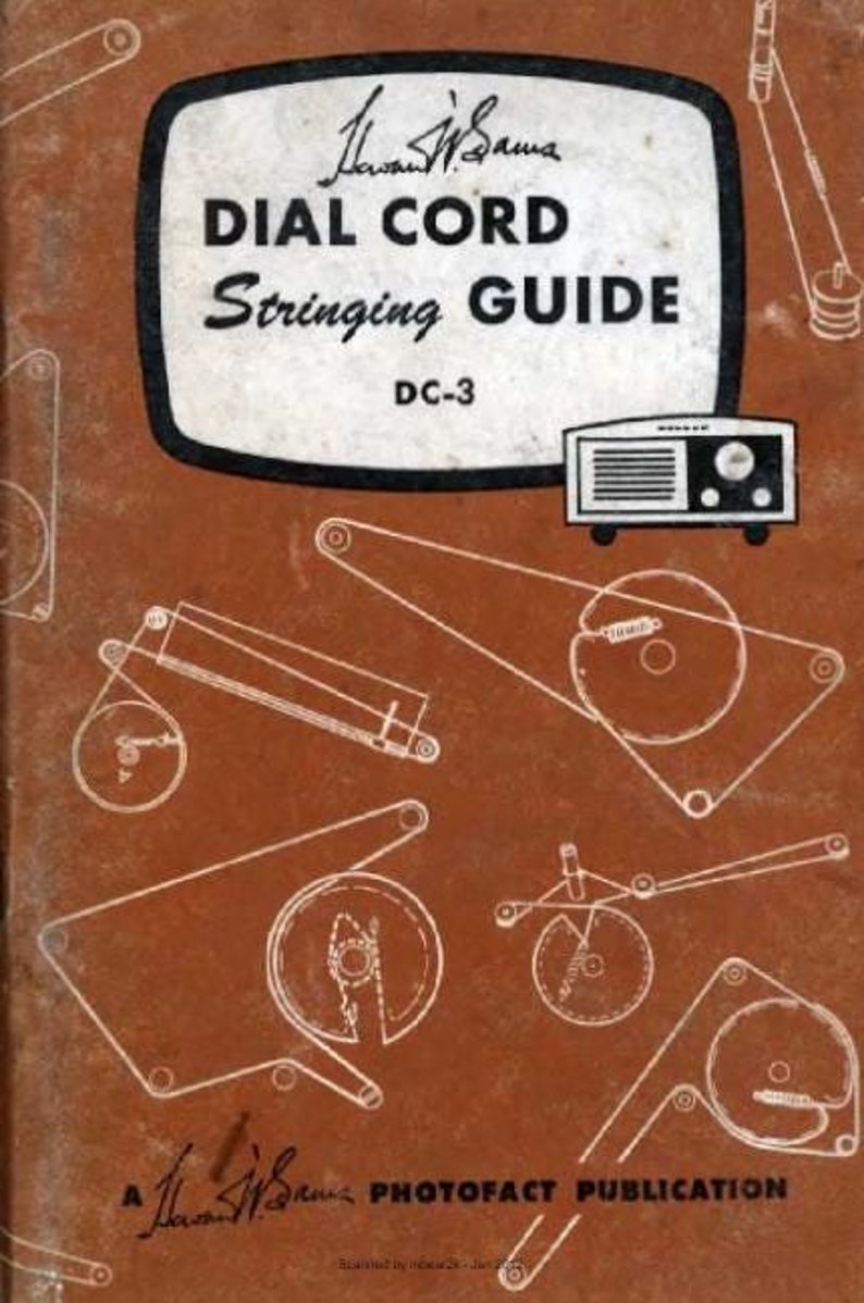 HW Samuels and Sams Dial String Guide for Antique Radios Vol 3 Radio ...