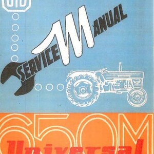 Universal UTB 650M 651M Service Manual Tractor Workshop Repair Service Manual Instruction PDF Handbook Workshop Part Repair Instant Download