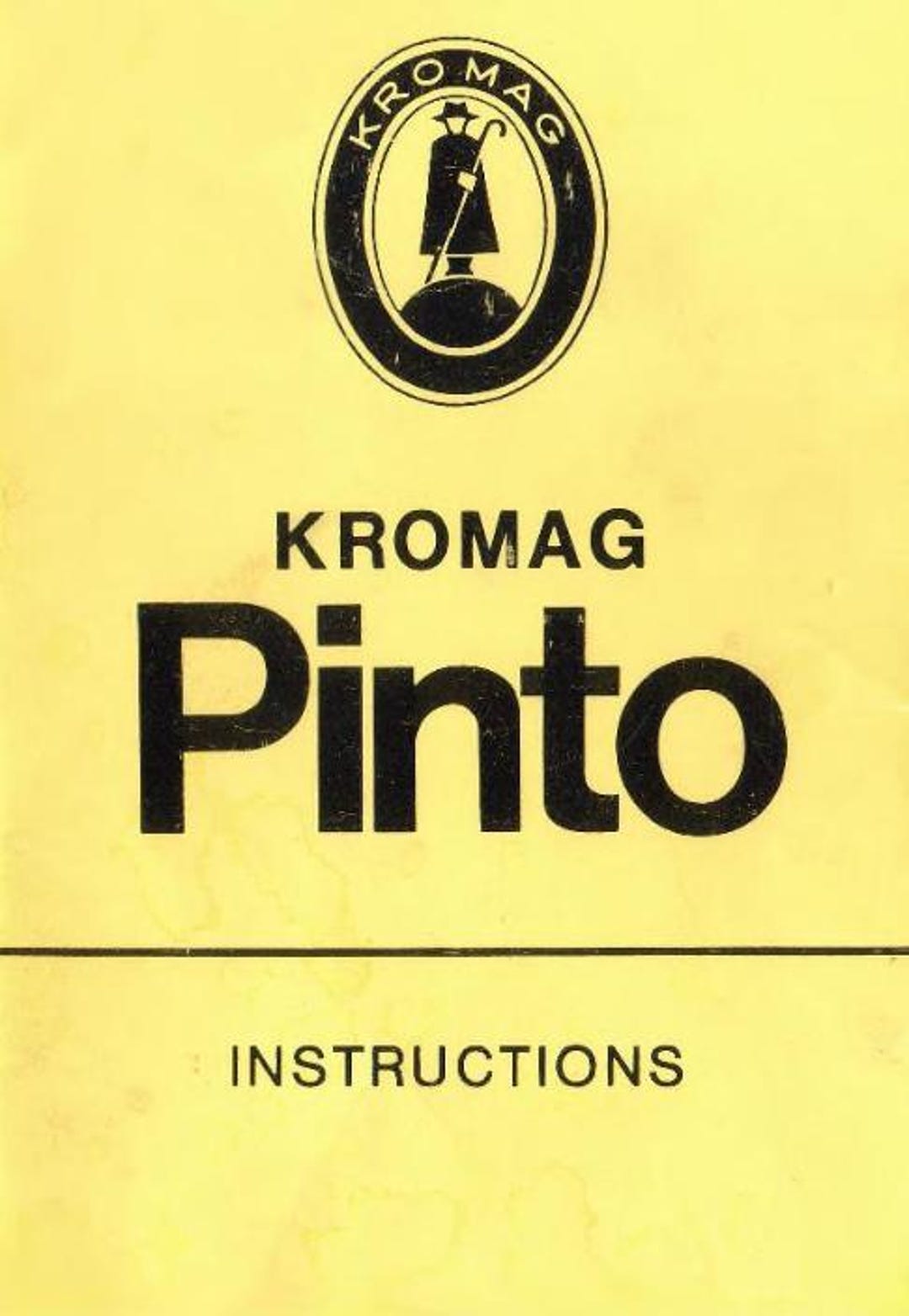 Kromag Pinto Moped Manual 1978 JC Penney Owner's Manual Owner