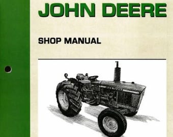 John Deere 1020 1520 1530 2010 2020 2030 2120 Shop Manual Tractor Operator Manual Model User Manual PDF Instant Download