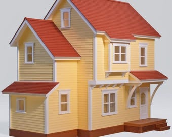 DIY Architects Designed Dollhouse 2 Miniature Doll Houses plus Dollhouse Furniture Plans Making Vintage Book Bundle Instant Download