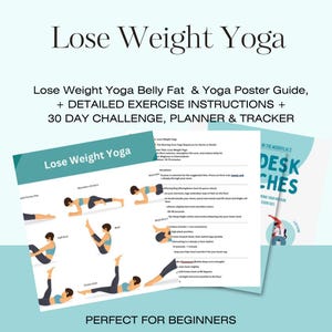 21 Abnehmen Yoga Bauchfett Yoga Blähungen Anfänger Fortgeschrittene 30 Tage Challenge Übungen Flexibilität für zu Hause Home Workout PDF