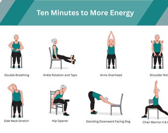 39 Ejercicios Energizantes / Recarga y Mejora tus Niveles de Energía / Entrenamiento en Casa con Rotaciones de Respiración y Tapping (PDF Imprimible) Descarga Instantánea