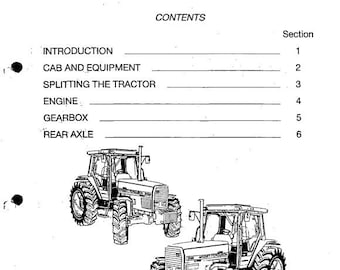 Ferguson MF 3000 3100 Tractors Workshop Service Manual Vintage Troubleshooting Parts List Repair PDF Instant Download