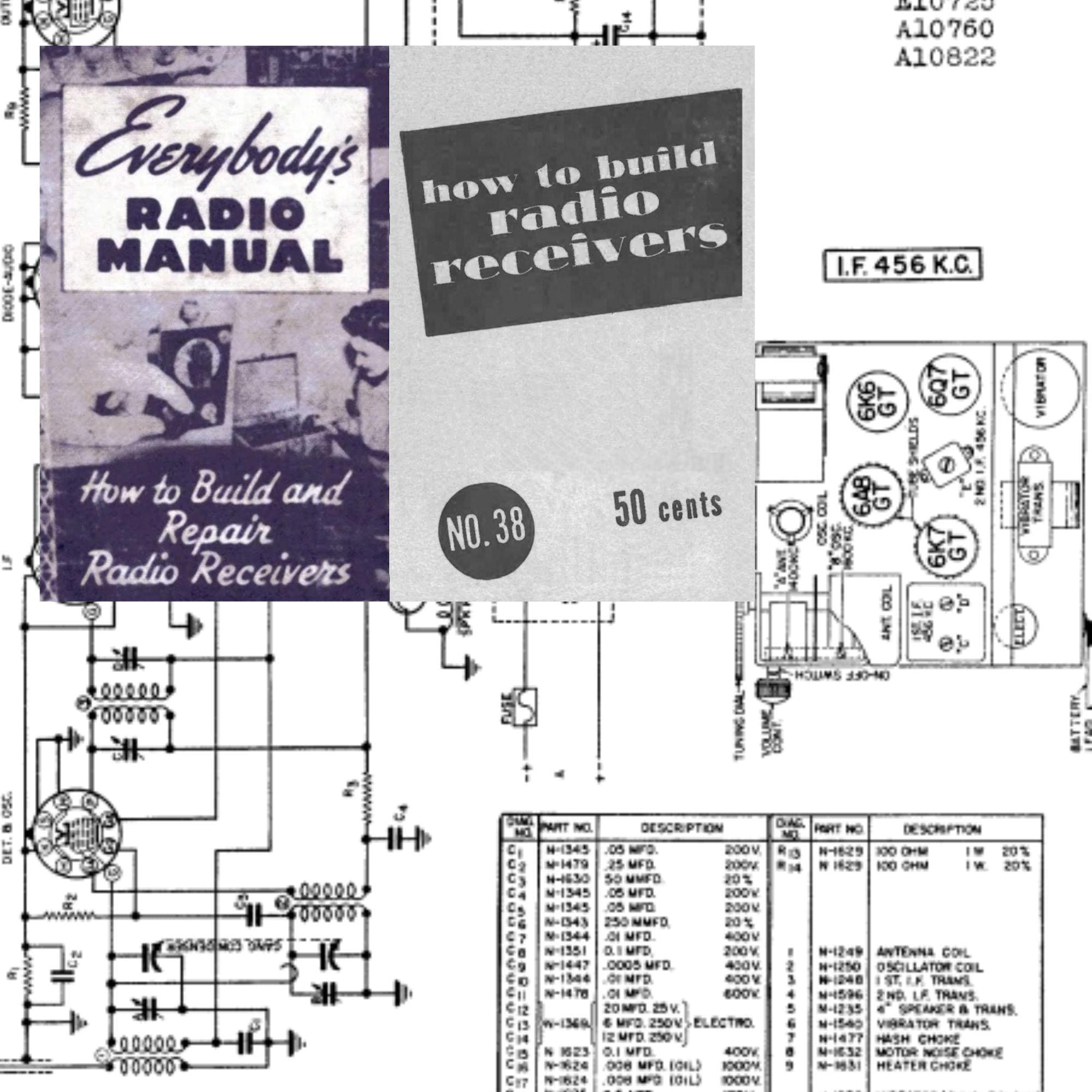 1947 Radio Diagrams PDF Everybody's Radio Manual Build and Repair