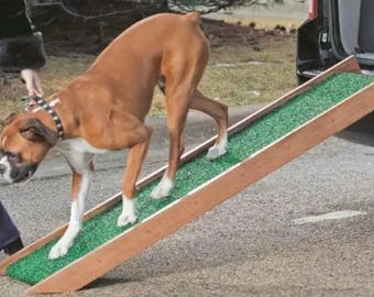 DIY Dog Pet Ramp for Beds Truck or SUV PDF Woodworking Plans Design How to Build Plan Design Book Pet Furniture Instant Download