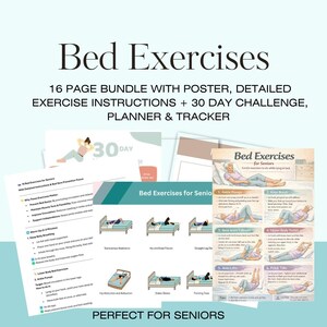 35 Bett-übungen Dehnung Trapezstange Band Physiotherapie für Senioren Rollstuhlfahrer Pflegeheim MobilitÃ¤t 12 Wochen Selbst Herausforderung PDF