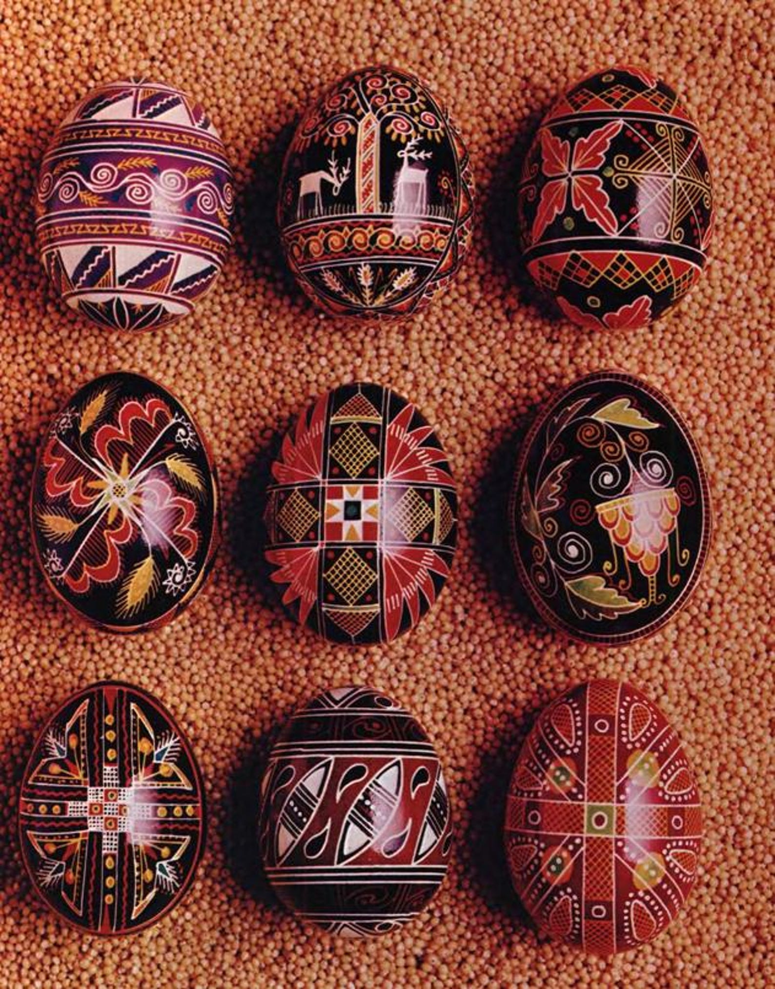 DIY Ukrainian Easter Eggs Pysanka Pysanky Traditional Patterns Handmade ...