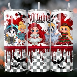 Spooky Princess Tumbler | Custom Tumbler | Horror Princess Tumbler | Halloween Cup | Halloween szn