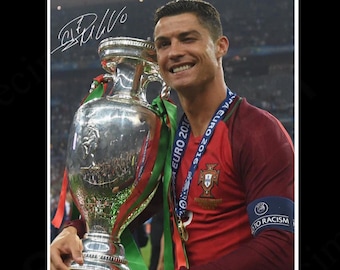 ファビオ・カンナヴァーロ直筆サイン入りイタリアサッカー写真。額入り